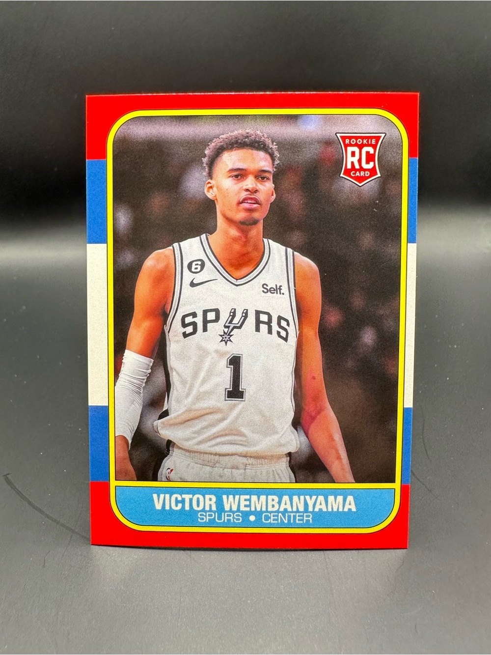 Victor Wembanyama 2023 Rookie Novelty Card. San Antonio Spurs.